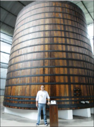 Quel est ce r&eacute;cipient, un &eacute;norme tonneau d'une tr&egrave;s grande capacit&eacute; qui sert au stockage des alcools ?