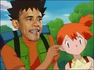 Pour les connaisseurs de Pokémon, ce serait très simple. A quel personnage Barack Obama est-il comparé sur la photo ?