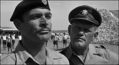 Il est Joe Roberts dans ce premier des cinq films tournés avec Sydney Lumet, où cinq soldats anglais qui ont commis des fautes graves sont envoyés dans un camp disciplinaire dans le désert libyen : c'est ...