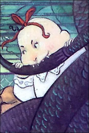 Dans le tome 2, o Prunille se fait-elle mordre par le serpent ?