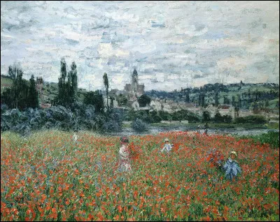 Qui a peint "Champ de coquelicots près de Vetheuil" ?