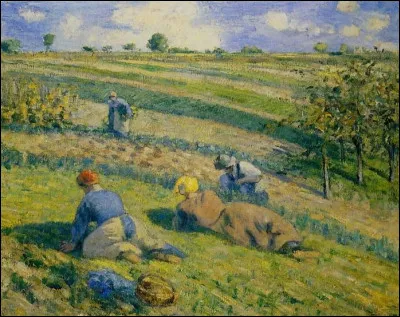 Qui a représenté les "Sarcleurs dans les champs" ?