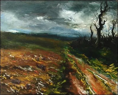 Sa toile s'intitule "Le Champ" :