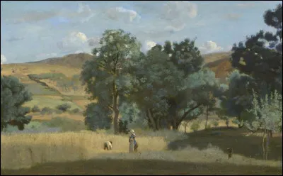 Qui a peint "Champ de blé dans le Morvan" ?