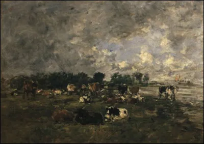 Qui a représenté "Les Vaches au champ" ?