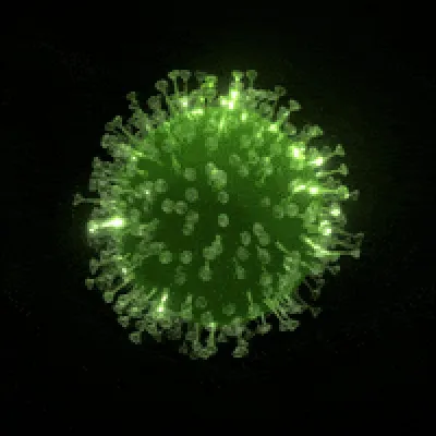 Le Coronavirus ou alors la Covid-19 ressemble au virus qu'il y a ci-dessus.