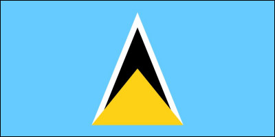 Un répit et pas de rébus pour Sainte Lucie, dont on voit ici le drapeau : qu'a donc ce pays de très particulier ?