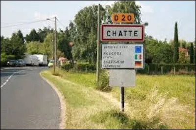 Ville Is&eacute;roise, Chatte se situe en r&eacute;gion ...