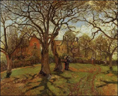 Qui a peint "Châtaigniers, Louveciennes, Printemps" ?