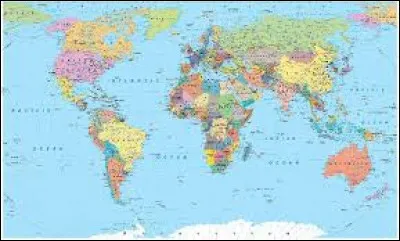 Actuellement, une carte du monde est affichée en suggestion de quiz sur mon profil. Quel pays est 3ème dans le classement des pays les plus peuplés en novembre 2020 ?