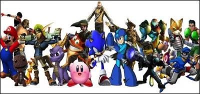 L'image de mon tout premier quiz représente des personnages de jeux vidéos. Comment s'appelle la petite créature rose à côté de Sonic ?