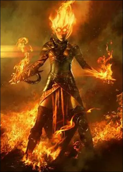 Quel objet Phénixéa jette-t-elle sur le petit groupe, et qu'un elfe surgi de nulle part dévie grâce à des flèches en Inversuul ?