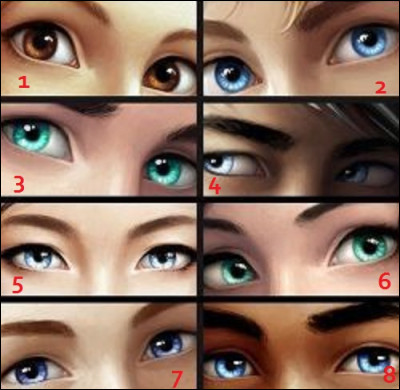 Quelle couleur d'yeux préfères-tu ?