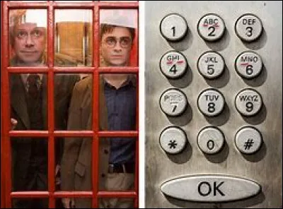 Quel numéro doit-on taper sur le clavier de la cabine téléphonique pour aller au Ministère de la magie ?