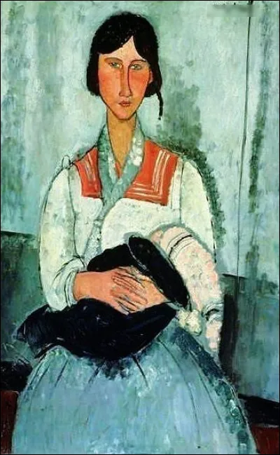 Quel peintre du début XXe a peint "Mère et enfant" à nouveau ?
