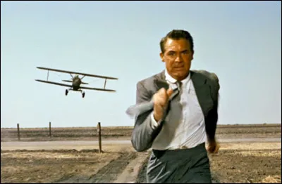 Qui est l'acteur principal du film ''La Mort aux trousses'' d'Alfred Hitchcock ?