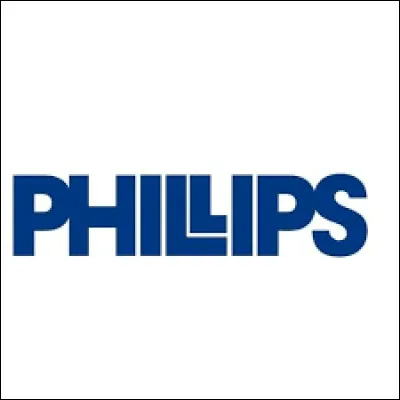 Quel a été le premier produit à être conçu par la compagnie électrique Philips ?