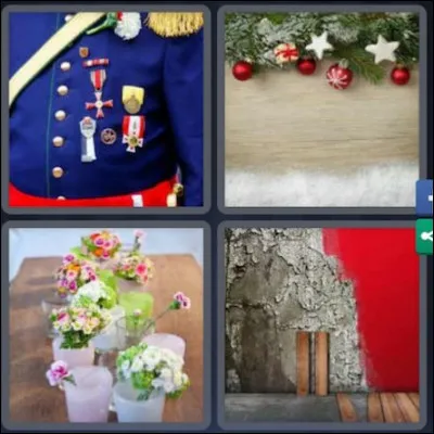 Et enfin, quel est le mot qui nous vient à l'esprit en voyant ces 4 images ?