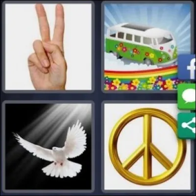 Le mot qui saute aux yeux en voyant ces 4 images est :