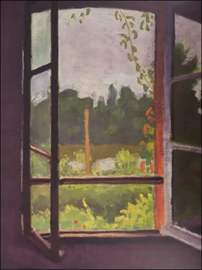 Qui a peint "Fenêtre à Mericourt" ?