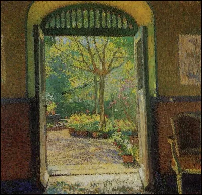 Qui a immortalisé le jardin au soleil par la fenêtre ?