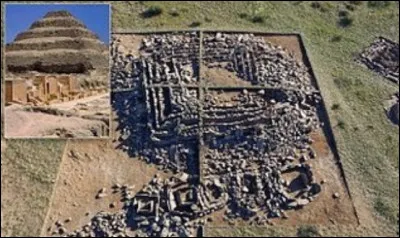Cette pyramide - qui semble construite selon les plans de celle de Djozer (Égypte) aurait plus de ... et se trouve ... (Complétez !)