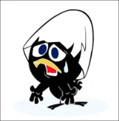 Qui est ce personnage de fiction, un poussin noir charmant mais malchanceux ?