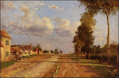 Qui a peint "Route de Rocquencourt" ?