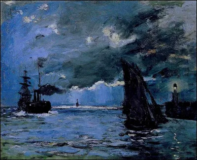 Qui a peint "Paysage marin, effet de nuit" ?
