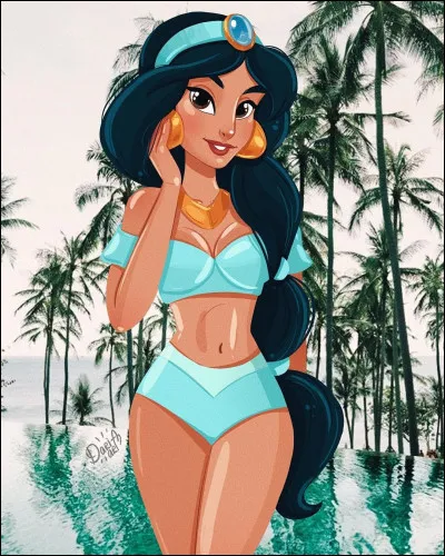 Quelle est cette princesse très chic en bikini ?