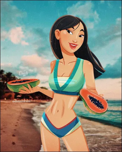 La princesse qui porte des papayes est :