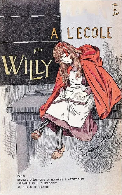 L'histoire commence vraiment en 1900 lorsque je publie, sous le nom de mon mari, un 1er roman autobiographique qui fera parler de lui :