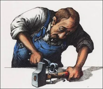 Enfoncer le clou, en langage imagé, c'est...