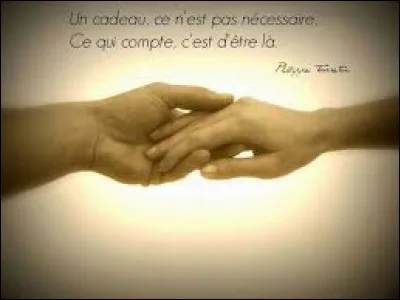 J'aurais dû être là pour toi !