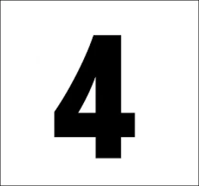 En espagnol, comment traduit-on le chiffre 4 ?