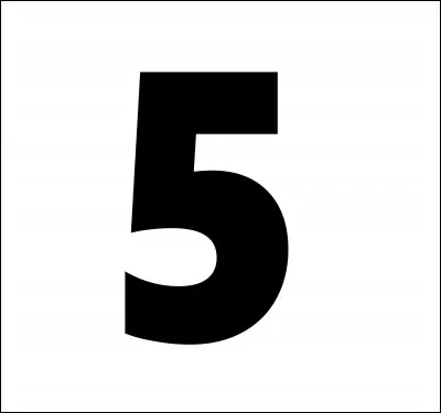 En espagnol, comment traduit-on le chiffre 5 ?