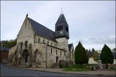 Voici l'&eacute;glise Saint-Pierre de Guerbigny. Commune Samarienne, elle se situe ...
