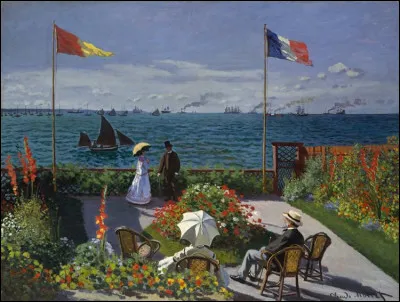 Qui a peint "Jardin à Sainte-Adresse" ?