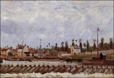 Qui a peint "Barrage de Pontoise" ?