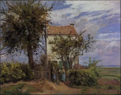 Qui a peint "La Maison des Champs, Rueil" ?