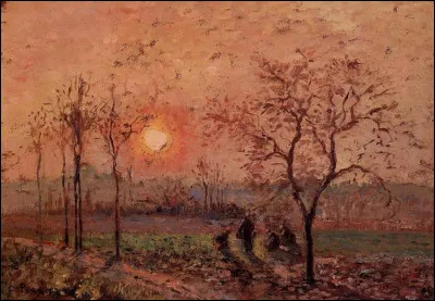 Qui a peint "Coucher de soleil" ?