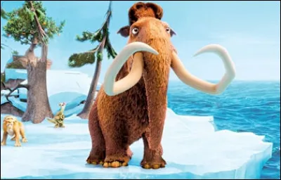 Quel est le nom du mammouth, un des personnages principaux de ''L'Âge de glace'', série de films d'animation américains ?