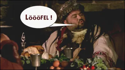 Ainsi, avant d'avoir inventé la fourchette, c'est malgré tout une sorte de bienséance qui préside à table !