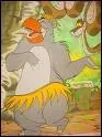 Le livre de la jungle. Quel fruit utilise Baloo pour ressembler  un singe ?