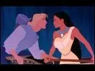 Pocahontas. Sur quel bruit de fondnaturel Pocahontas et John Smith se rencontrent-ils pour la premire fois ?