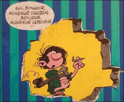 Gaston est un piètre collaborateur cachant à ses supérieurs...