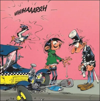 Un autre personnage est récurrent dans cette BD, c'est le flic qui fouine autour de la voiture de Gaston pour lui coller un PV. Quel est son nom ?