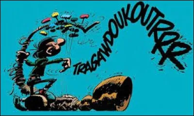 Pour les inventions on peut faire confiance à Gaston. Mais quelle est donc cette harpe, à la sonorité surprenante, inventée de toute pièce ?