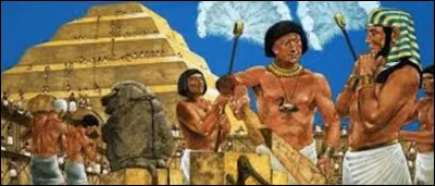 De part son autorité et sa justesse, ce monarque devant sa pyramide à degrés en construction, restera dans les mémoires comme l'un des plus grands pharaons égyptiens (2691-2625 av J.-C), si ce n'est le plus grand. Aucun pharaon ne symbolise mieux la paix et la sérénité d'une civilisation. Qui est-il ?