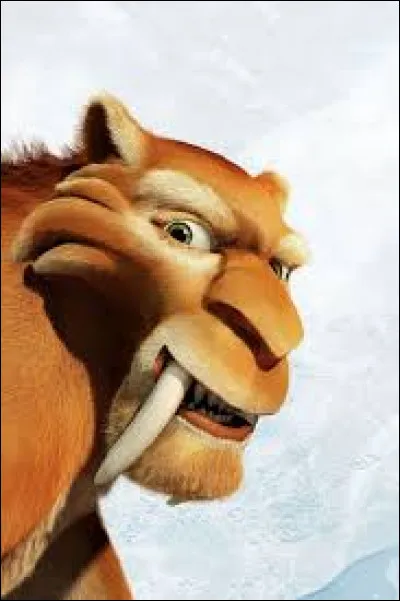 Quel est le nom du tigre à dents de sabre dans "L'Âge de glace" ?